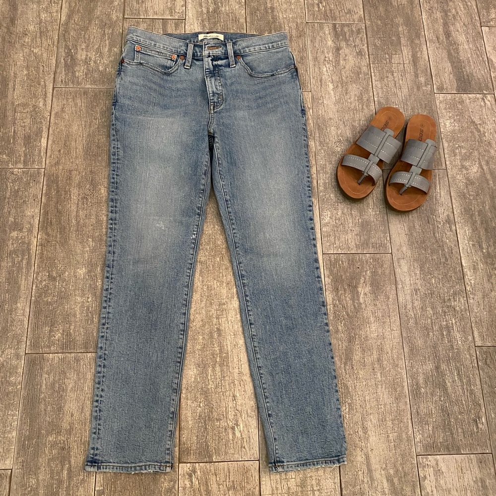 Madewell tomboy straight jeans